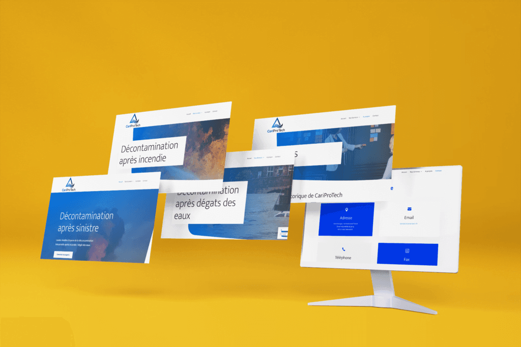 pages de site internet