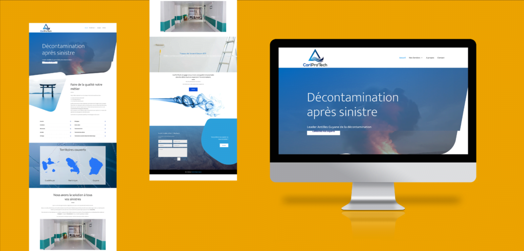 CariPro’Tech : Création de site, réalisation Katchak Agency