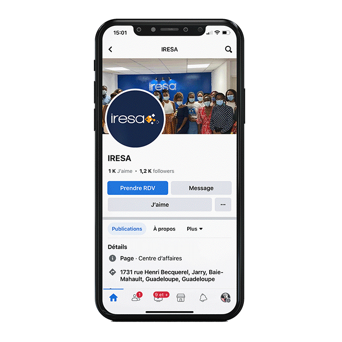 Iresa : Service marketing externalisé, réalisation Katchak Agency