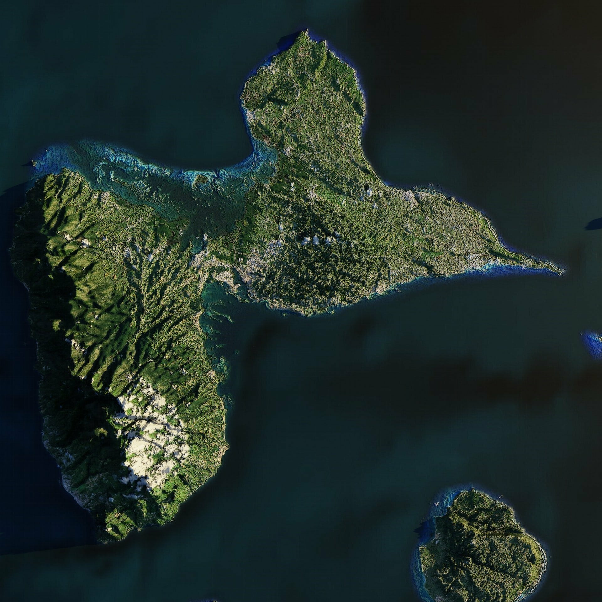 Photo de la guadeloupe en 3D
