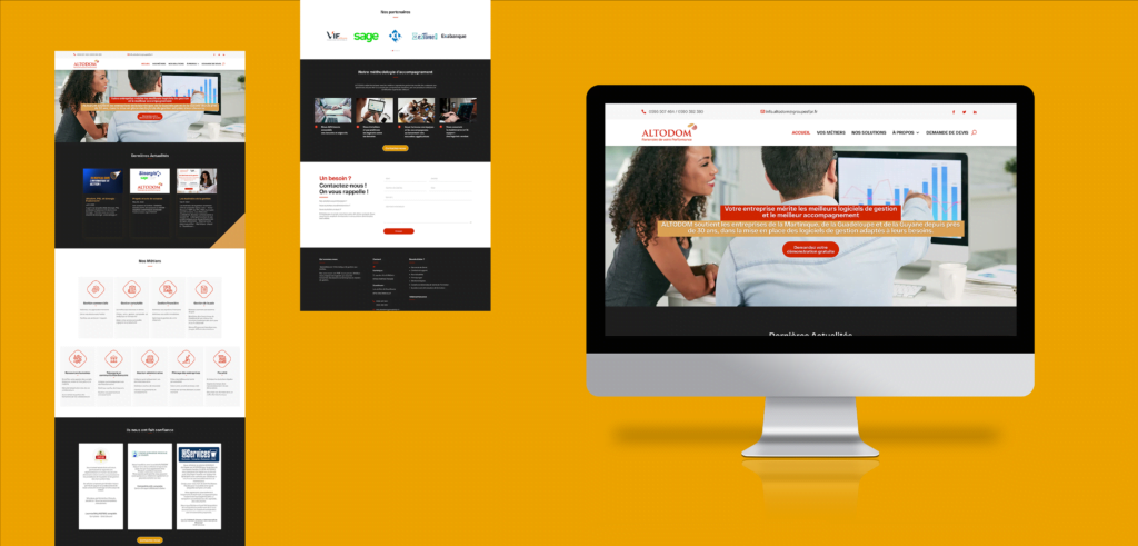Altodom : Création de site, réalisation Katchak Agency